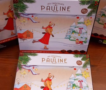 PAULINE  CHOCOLATS FINS NOIR ET LAIT