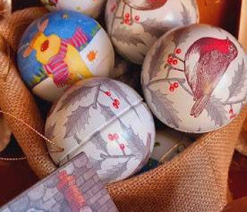 Palline porta tisane di Natale